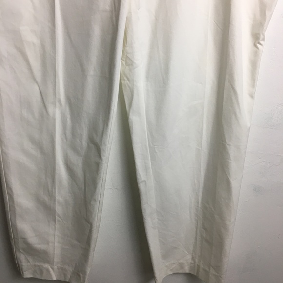 Alfani Tummy Control White Pants Plus size slim leg high rise - Picture 10 of 12
